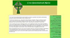Desktop Screenshot of crossdenominationalmission.org.uk